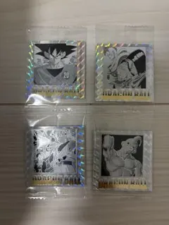 【値下げしました】ドラゴンボールウエハース40周年　シール 4枚セット