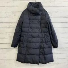 DHC ダウンコート 紺 大きめ13号 冬 通勤 きれいめ 防寒 大人カジュアル