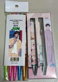 BTS JIN ボールペン5本セット シャープペン2本のサムネイル