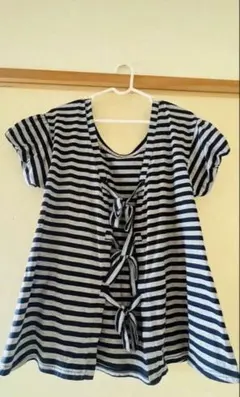 Burberry Blue Label ストライプ 半袖Tシャツ Mのサムネイル