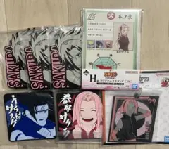 NARUTO 一番くじ サクラ4種 サスケ セット