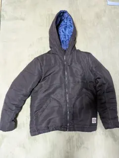 roial フード付き ブラックダウンジャケット M　アメカジ