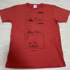 SNOOPY MUSEUM スヌーピー 半袖 Tシャツ レッド　Mサイズ