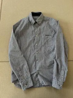 BEAMS チェック柄 ボタンダウンシャツ