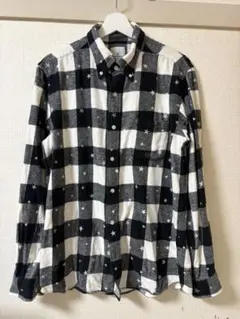 ★uniform experiment チェック柄ネルシャツ サイズ4藤原ヒロシ