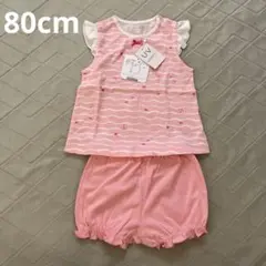 [りんりん様専用]80cm女子☆Tシャツ&ショートパンツセットアップ☆ピンク