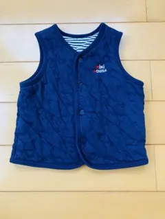 【MIKI HOUSE】キルティングベスト 70〜80サイズ