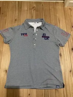 FILA GOLF ポロシャツ チェック柄 刺繍 Lサイズのサムネイル