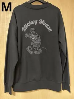 【新品】ディズニー スウェット ミッキーM ラインストーン風 Disney