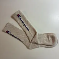 チャンピオン　Champion メンズソックス　くつ下　ベージュ　オートミール