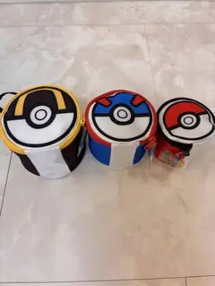 【新品】ポケモン モンスターボール お弁当ケース　保温保冷ケース3個セット