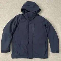 ユニクロ ハイブリッドダウンパーカ ネイビー M メンズ