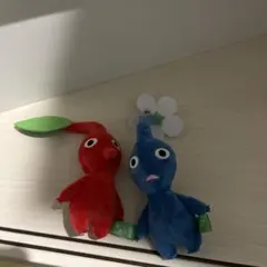 ピクミン ぬいぐるみ 赤 青 花付き