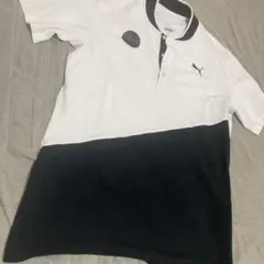 PUMA ポロシャツ ホワイト/ブラック