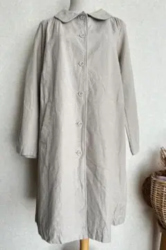 未使用★サマンサモスモス★人気ムーミンコラボ　リネンコート　ベージュ　F