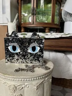 KARL LAGERFELD 猫 ミニバック クラッチバック ショルダーバック