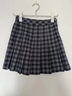 H&M DIVIDED チェックスカート 32