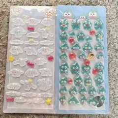 ぷくぷくシール サンリオ シナモロール ハンギョドン シール