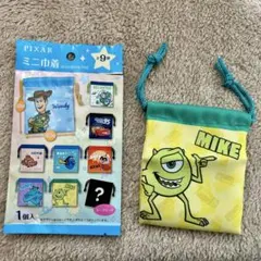 ピクサー ブラインド ミニ巾着（マイク）