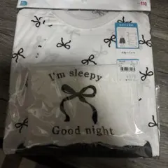 西松屋　半袖パジャマ　リボン　110サイズのサムネイル