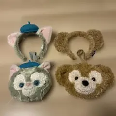 ディズニー　ジェラトーニ　ダッフィー カチューシャ　ポシェット　コインケース