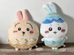 ちいかわ そろそろイースターなBIGぬいぐるみ　うさぎ・ハチワレ
