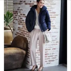 美品 PLST プラステ✴︎ショートダウンコート ネイビー S