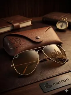【極美品】Ray-Ban レイバン アビエーター RB3025 ケース付