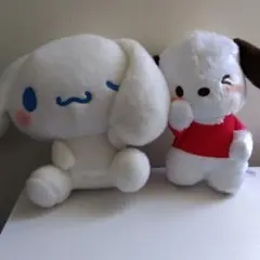 サンリオ、BIGぬいぐるみ、シナモロール、ポチャコ、2組