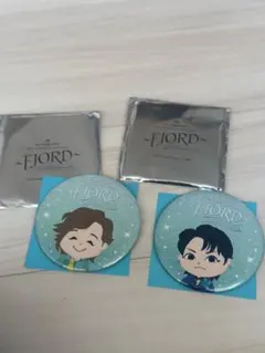 ミセス フィヨルド ガチャ キャラクター缶バッジ 2点セット‼️