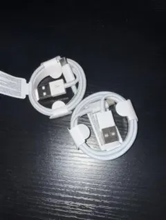 USB-A to USB-C 1m 2.4A急速充電 お得2本セット 新品