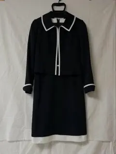 黒ジャケット　ワンピース　セレモニースーツセット　入園式　入学式
