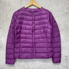 ★UNIQLO ウルトラライトダウンコンパクトジャケット M パープル /72