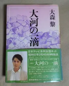 大河の一滴 大森黎 読売新聞社