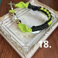 【ハンドメイド】　パラコード　ハンドストラップ　18. 蛍光カラー