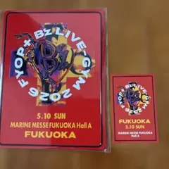 B’z LIVE-GYM 2026 FYOP＋5/9福岡　メモリアルプレート他 B'z LIVE-GYM 2026 FYOP＋ メモリアルプレート福岡5/10 - メルカリ