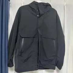 ユニクロ ＋J ハイブリッドダウンオーバーサイズパーカー 黒 L