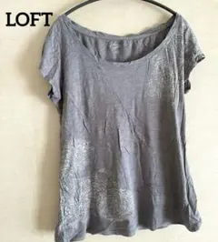 LOFT ロフト　グレー 半袖　Tシャツ M 薄手のサムネイル