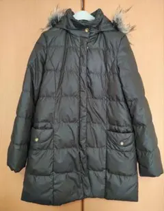 ユニクロ ダウン 150 コート 女の子 カーキ