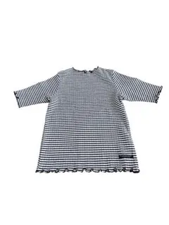 BREEZE ボーダー リブ Tシャツ 130cm メロウ仕上げのサムネイル