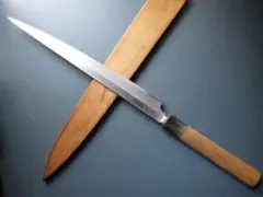 一柳則行柳刃包丁 安来鋼手打刃長235mm - メルカリ