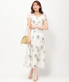 MISCH MASCH（ミッシュマッシュ）　水彩グラデーションフラワーワンピース