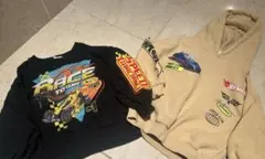 Hot Wheels ホットウィール　レースカー トレーナー2着セット