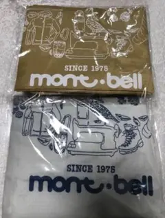 2点新品未使用モンベルmontbell40周年記念エコバッグ折り畳み　超軽量
