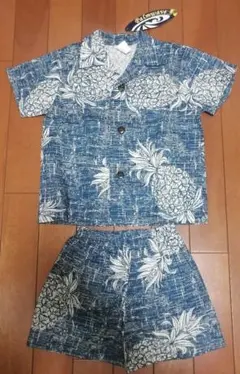 匿名配送　キッズ palmwave アロハシャツセットアップ 新品 タグ付