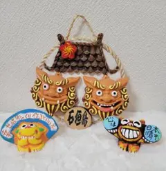 沖縄シーサー　壁掛け　置物　まとめ売り