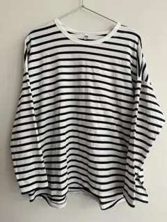 ユニクロ　エアリズムコットンT ボーダー　XL