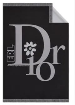 DIOR ディオール BY ERL ストール 大判 ロゴ ウール