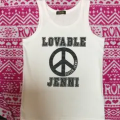 JENNI★可愛い白のタンクトップ★150★キャミソール