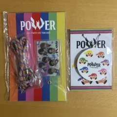 【2個セット】ジャニーズWEST POWER スマホストラップ、ミラー